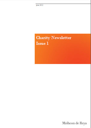 Charity Newsletter - September 2012
