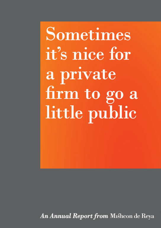 An Annual Report from Mishcon de Reya
