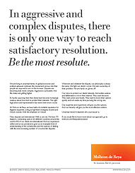 Resolute Factsheet