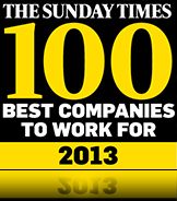 Sunday Times 100 Best Companies 2013