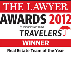 Winner: Real Estate Team of the Year - The Lawyer Awards 2012