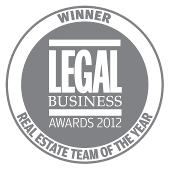 Winner: Real Estate Team of the Year - Legal Business Awards 2012