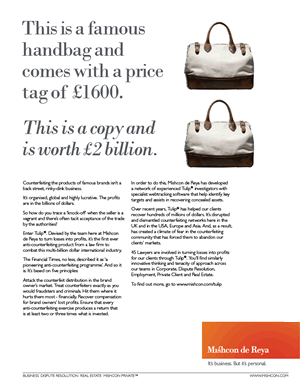 This is a famous handbag and comes with a price tag of &pound;1,600