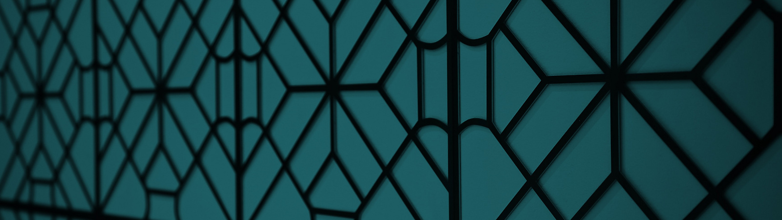 abstract interior teal