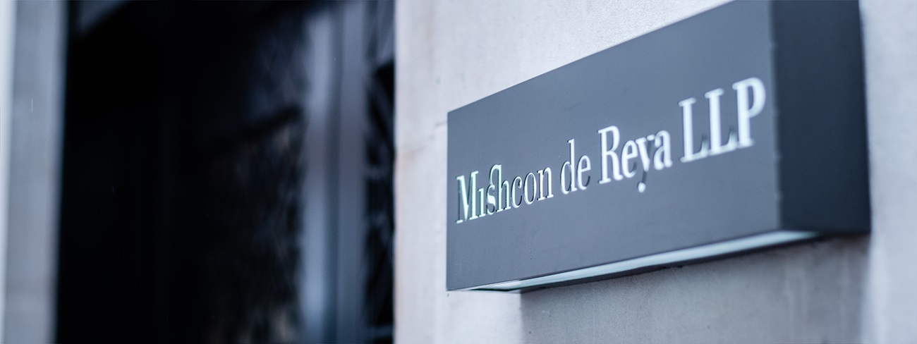 Mishcon de Reya Logo on the front door