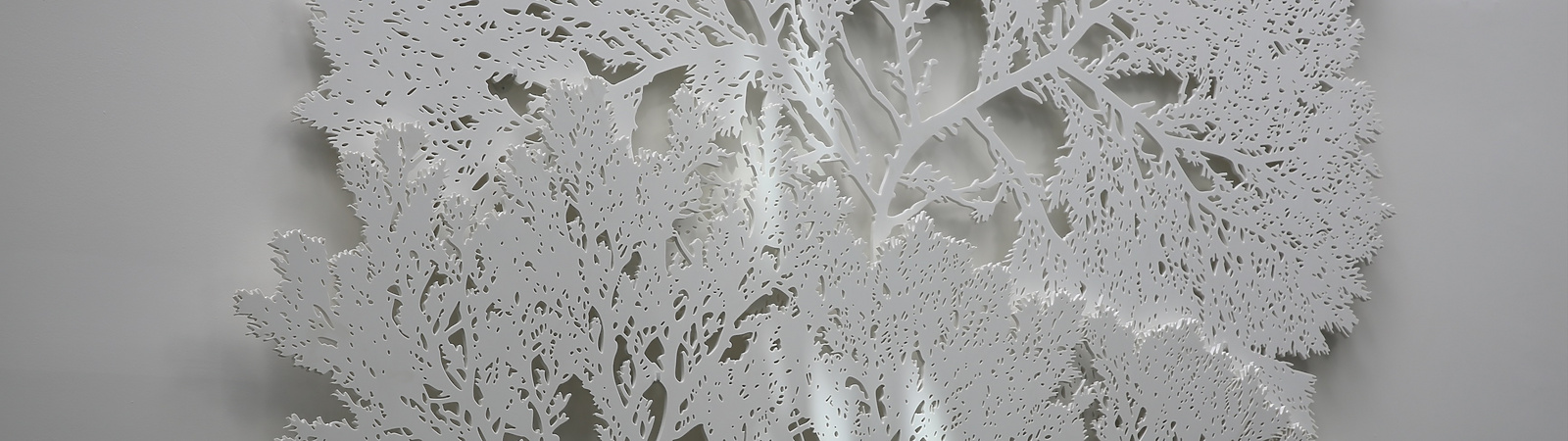 a white tree cut out