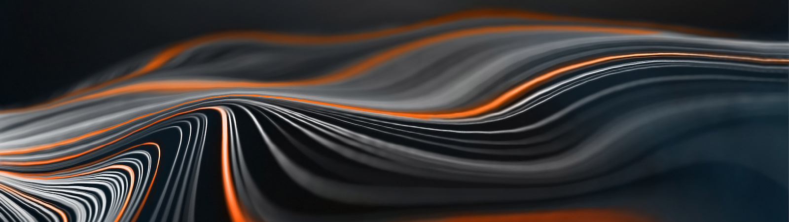 black and orange lines