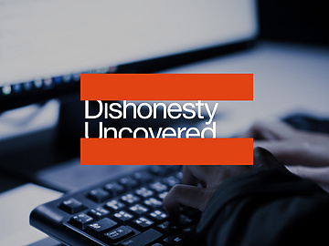 Dishonesty uncovered logo