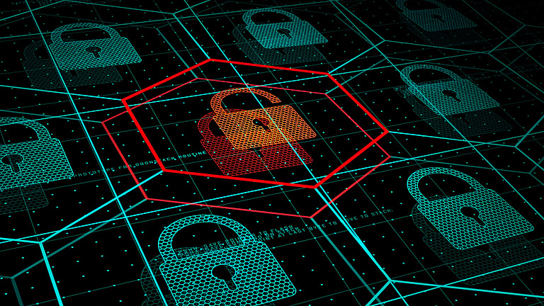 data lock blue green