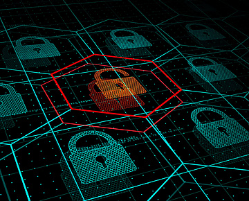 data lock blue green