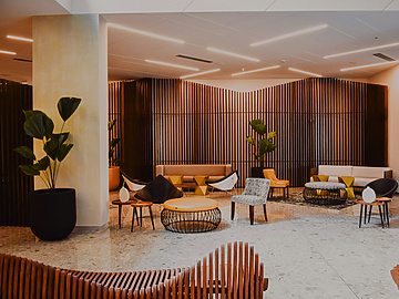 Hotel lobby