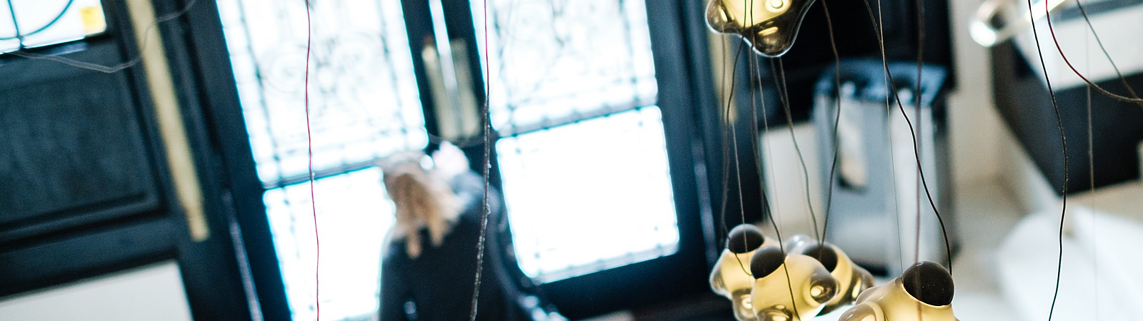 a person walking in the Mishcon de Reya lobby