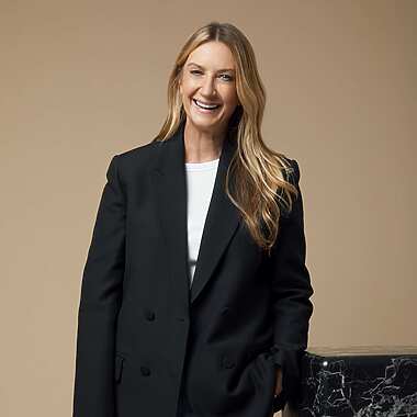 a person in a black coat