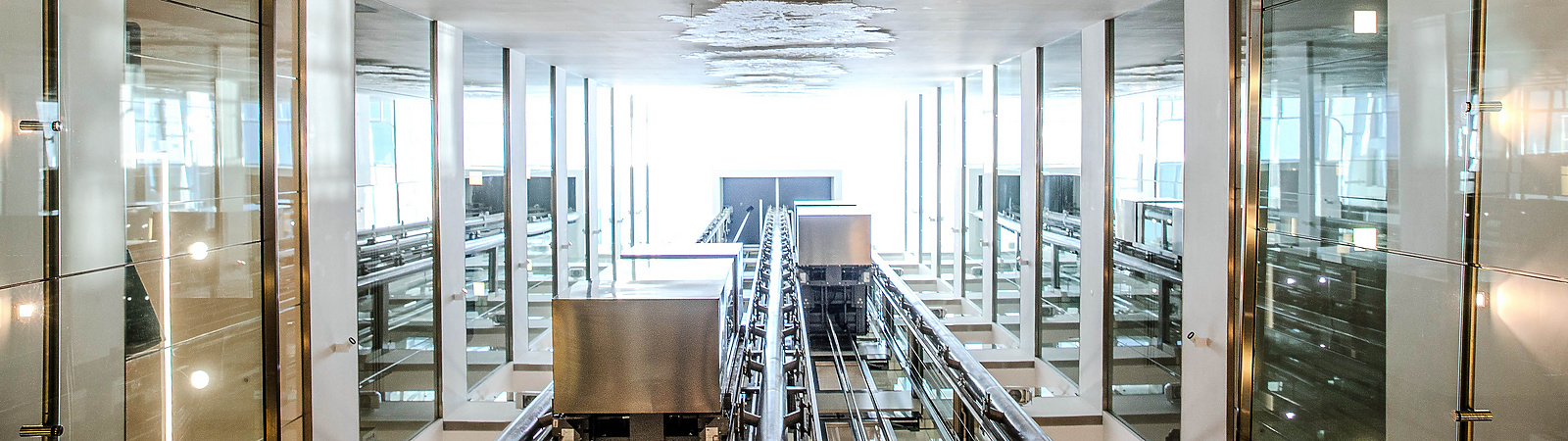 A view of the lifts
