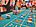 a casino table with stacks of chips