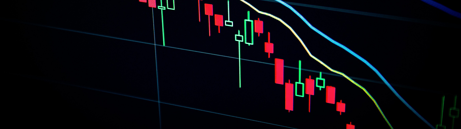 a graph showing a drop in stocks