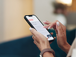 person on their phone