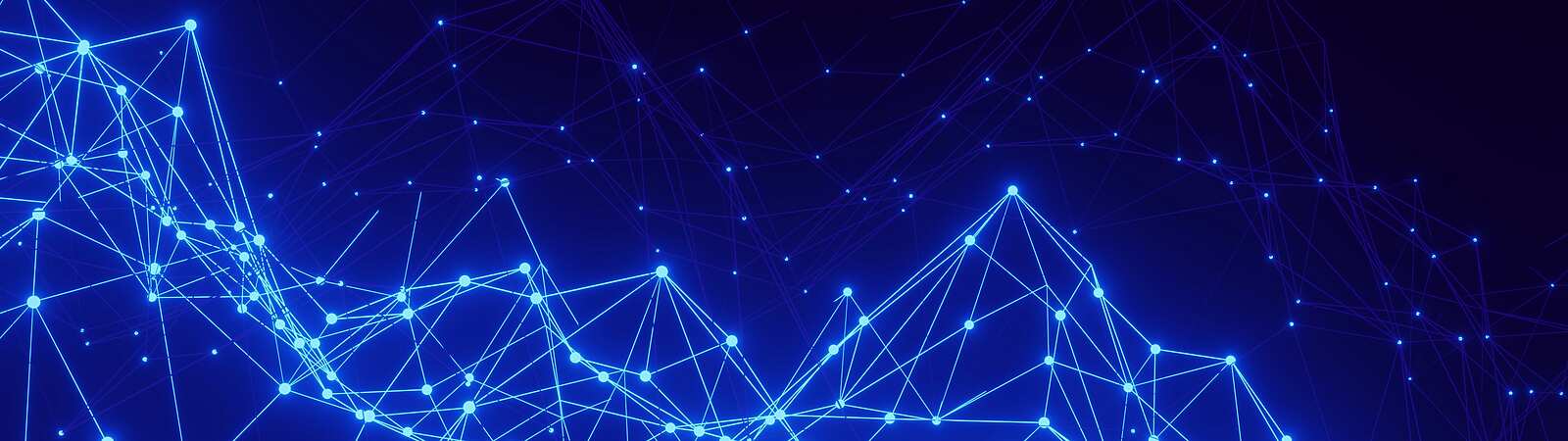 tech blue lines and dots