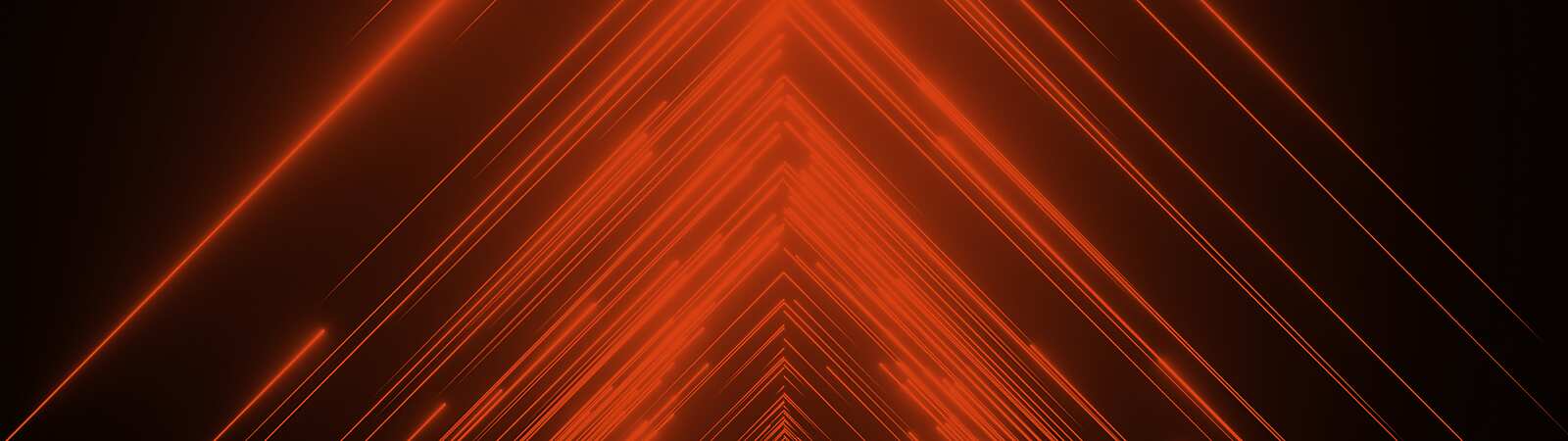 a red and orange lines in a triangle shape