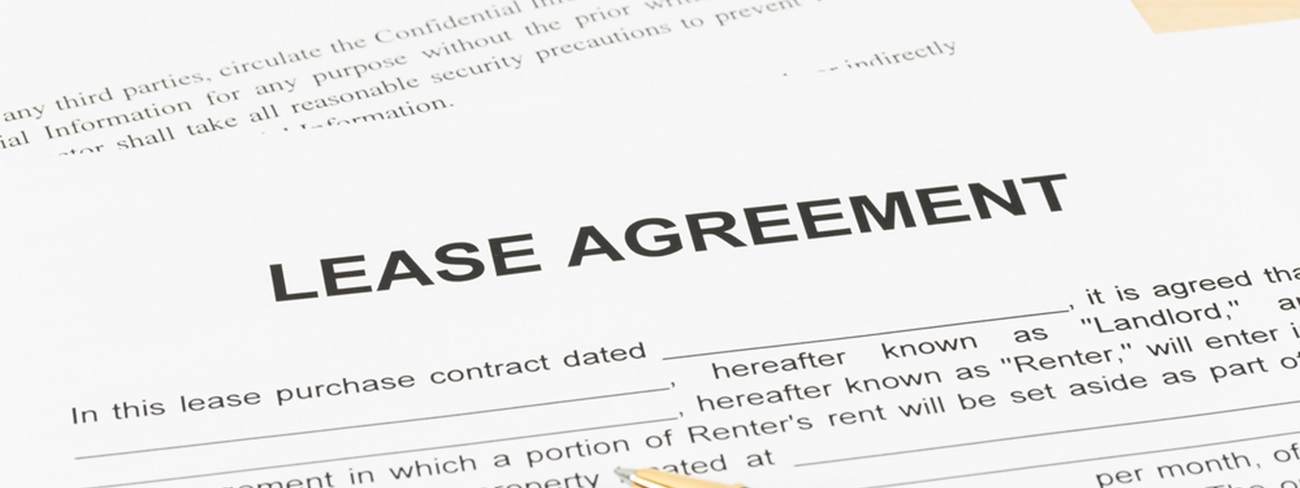 Lease agreement papers