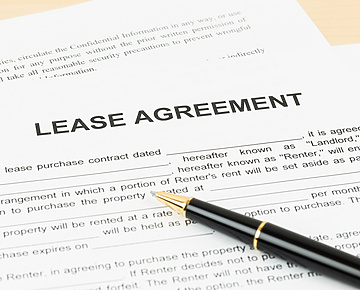 Lease agreement papers
