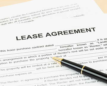 Lease agreement papers