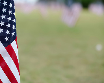 a close up of a flag