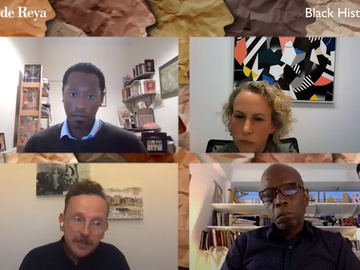 Black History - Diorama of dispossession panel