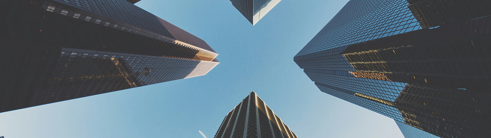 Tall skyscrapers in Calgary
