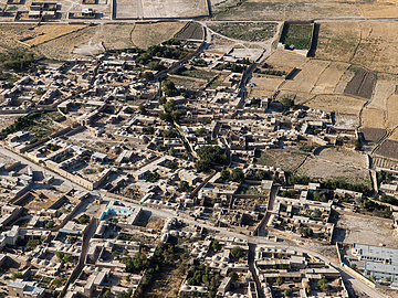 birdseye view of Afghanistan