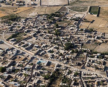birdseye view of Afghanistan