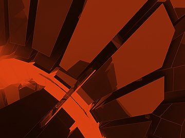 abstract orange structure