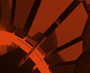 abstract orange structure