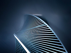 a tall building with persony windows