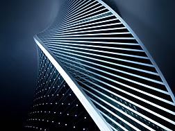 a tall building with persony windows
