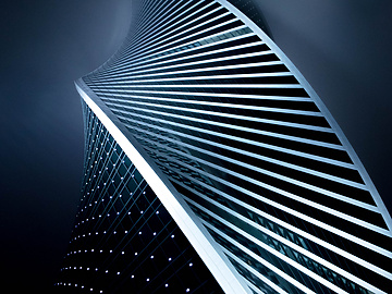 a tall building with persony windows