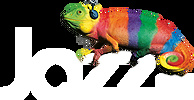 Jazz FM logo with lizard