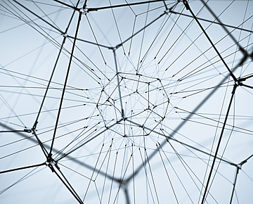 Abstract metal structure