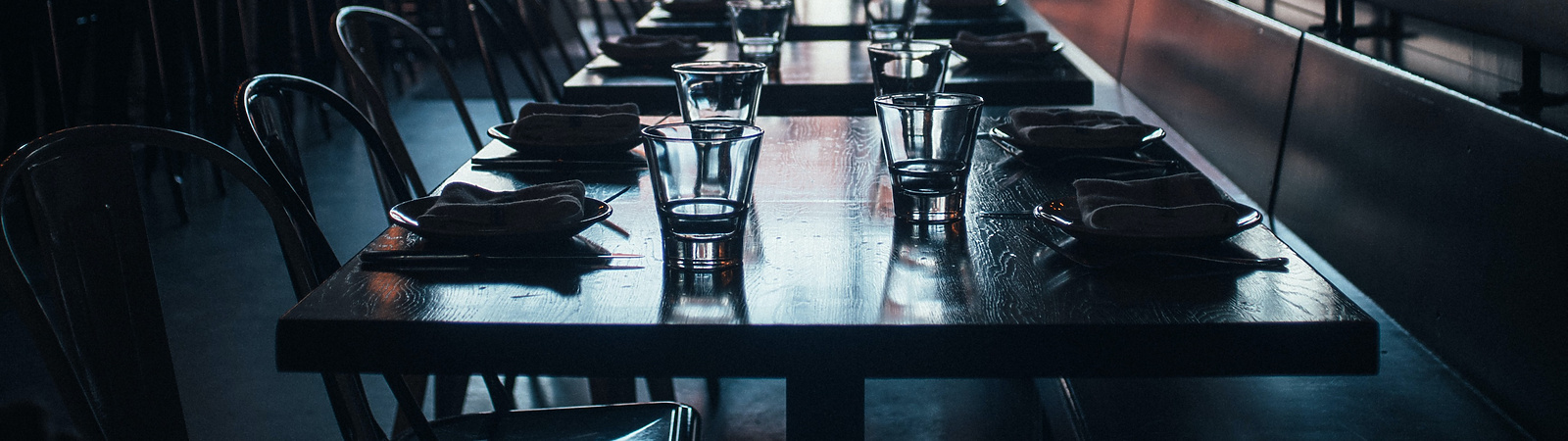 dark restaurant