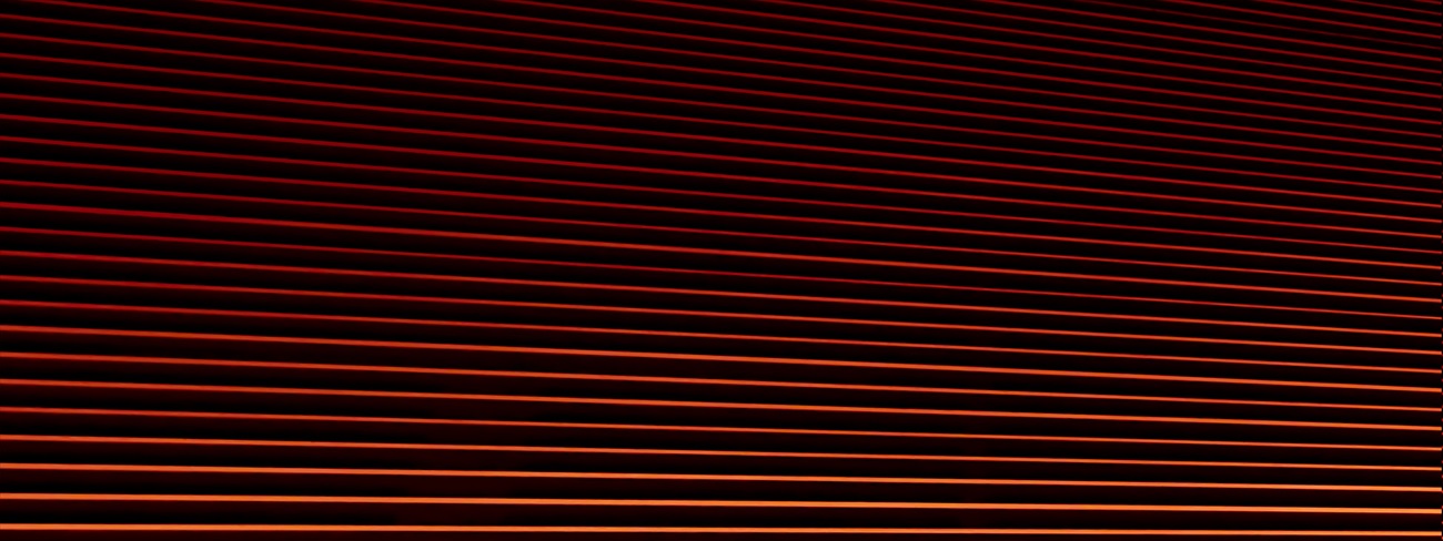 Abstract orange and black lines