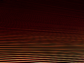 Abstract orange and black lines