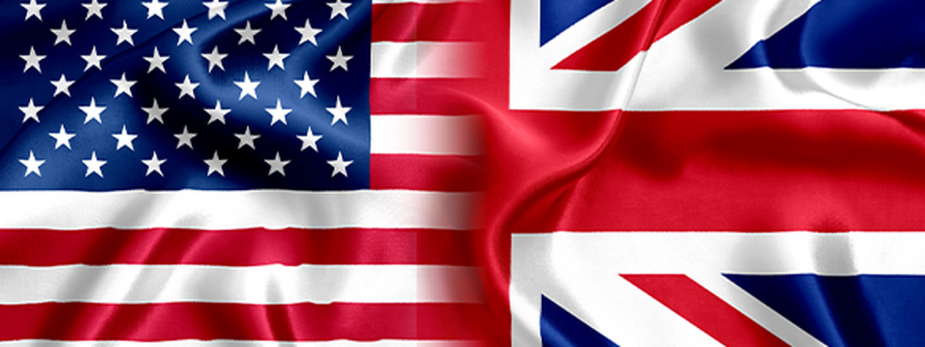 US UK flag