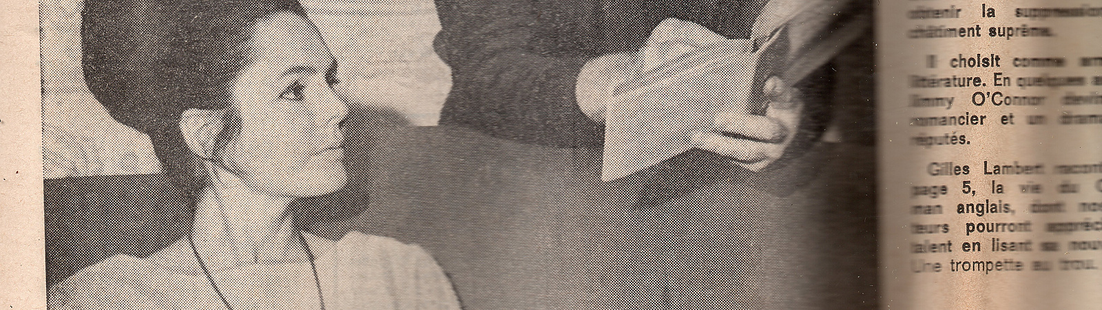 Newspaper Cutting of Nemone, 1966