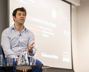 Nick Kirby speaks at Estates Gazette's first Tech Live event for 2019