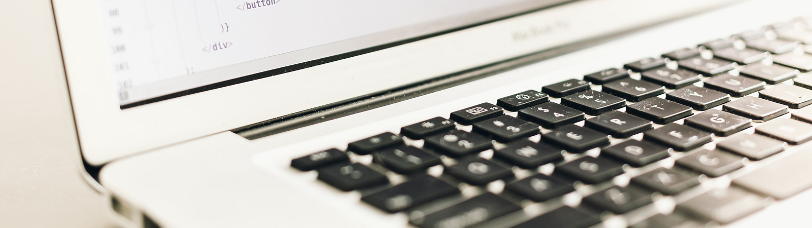 a laptop with code on the screen