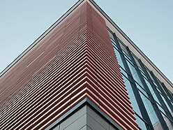 Building with cladding