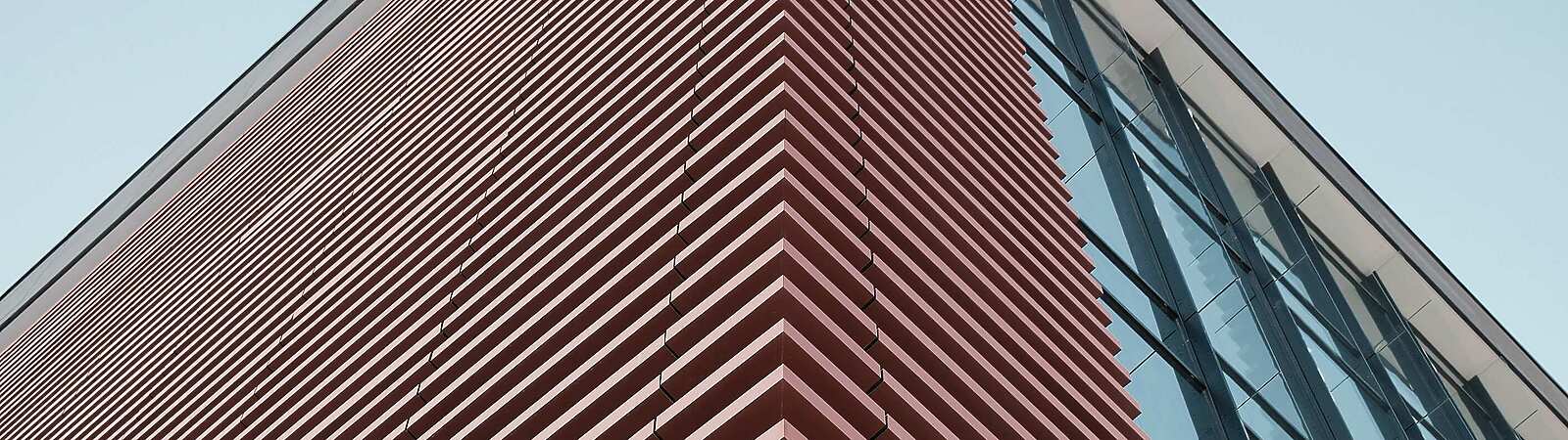Building with cladding