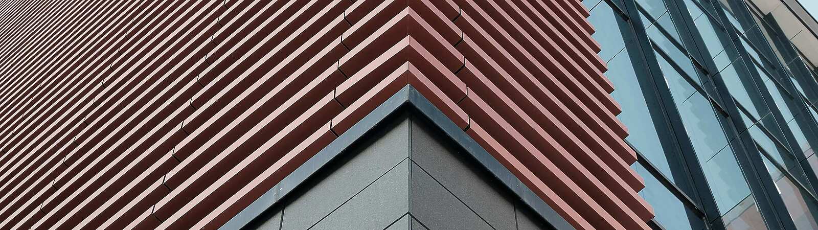 Building with cladding