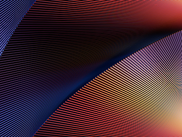 Abstract coloured lines