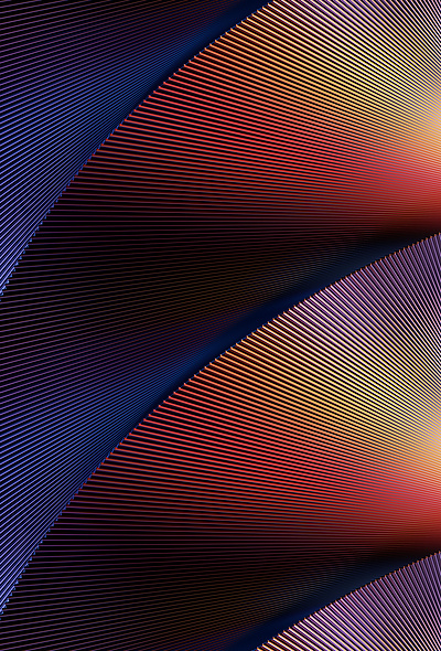 Abstract coloured lines